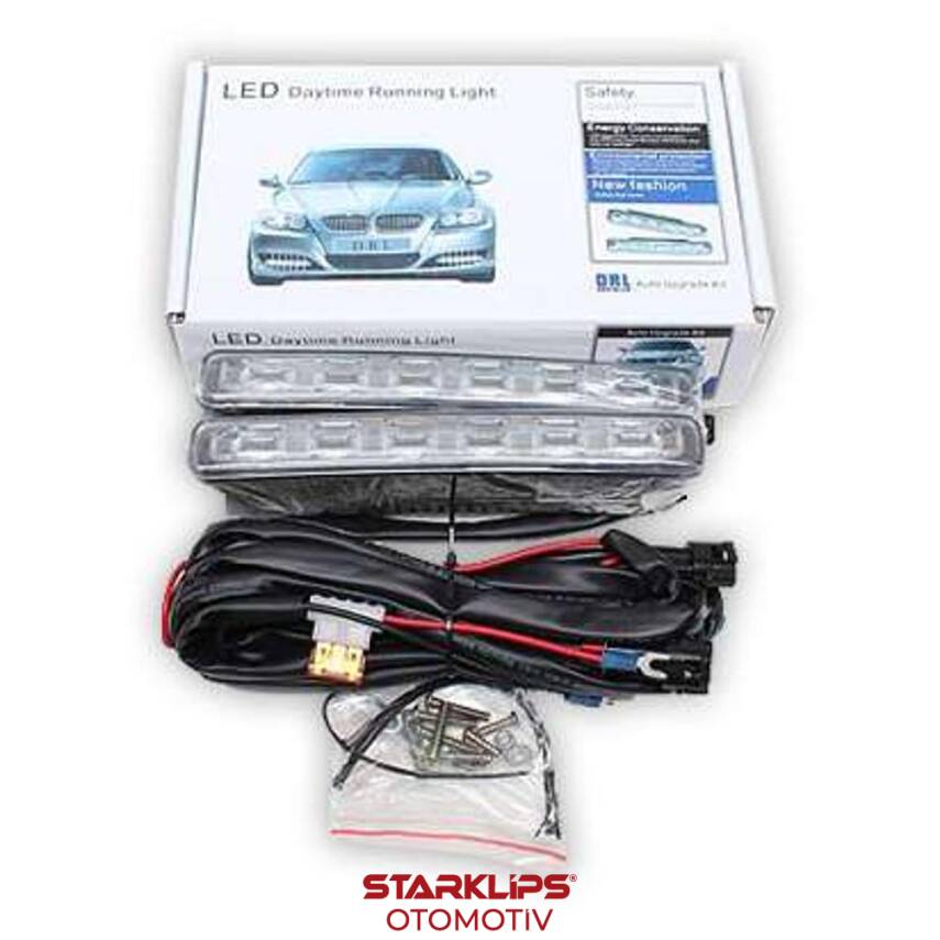 Set Ampul Gündüz Sürüş Farı Universal 2X6W - 1