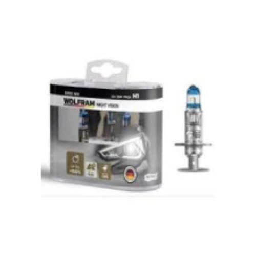 Set Ampul H1 12V 55W PX26d %150 Güçlü %20 Beyaz Işık Wolfram - 