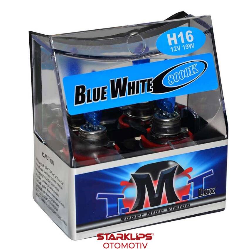 Set Ampul H16 12V 5500 K Beyaz Işık 19W TMT - 1