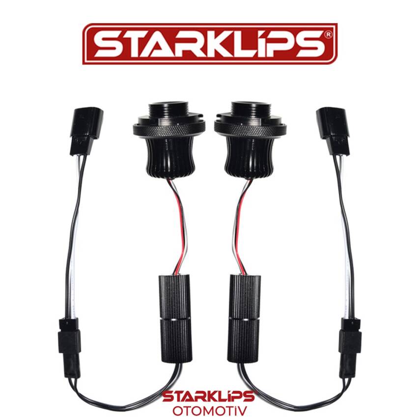 Set Ampul LED 10W Beyaz BMW E39 E60 Angel Eye - 1