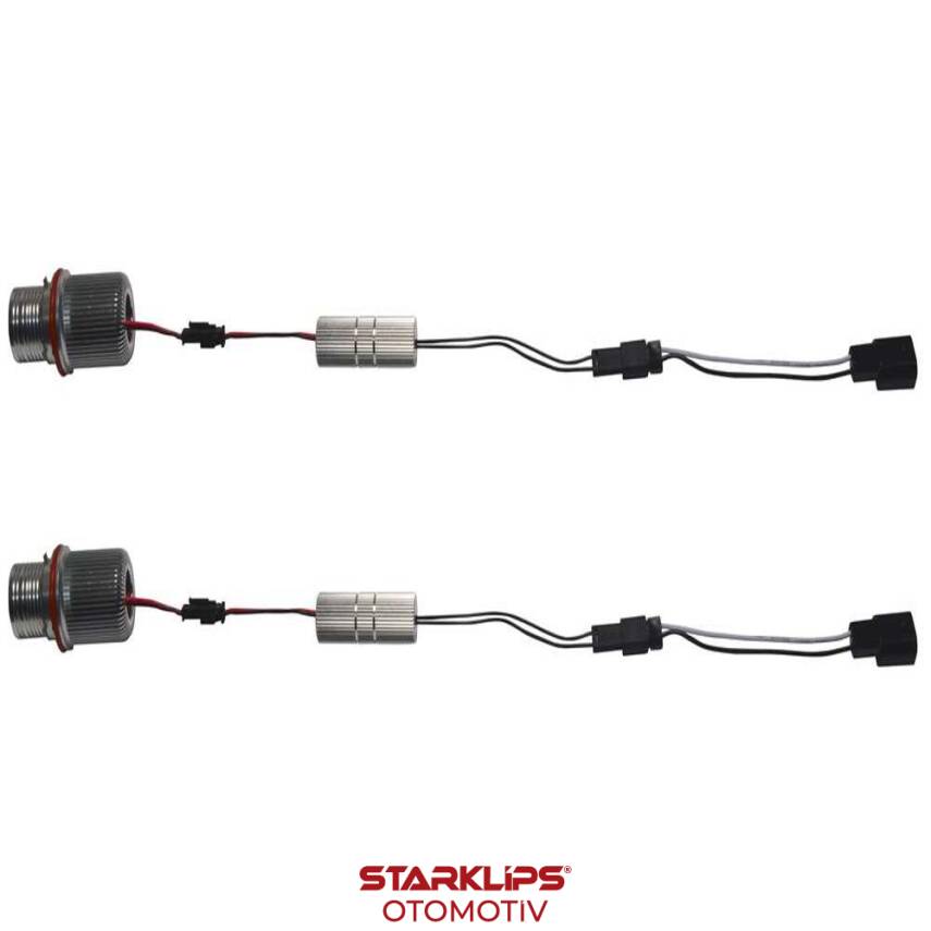 Set Ampul LED 20W Cree BMW E39 60 87 Angel Eye - 1