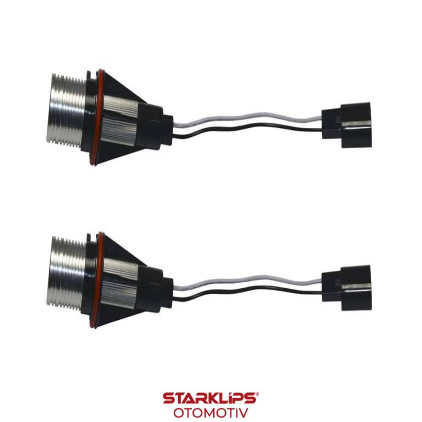 Set Ampul LED 5W BMW E39 E60 E87 Angel Eye - 1