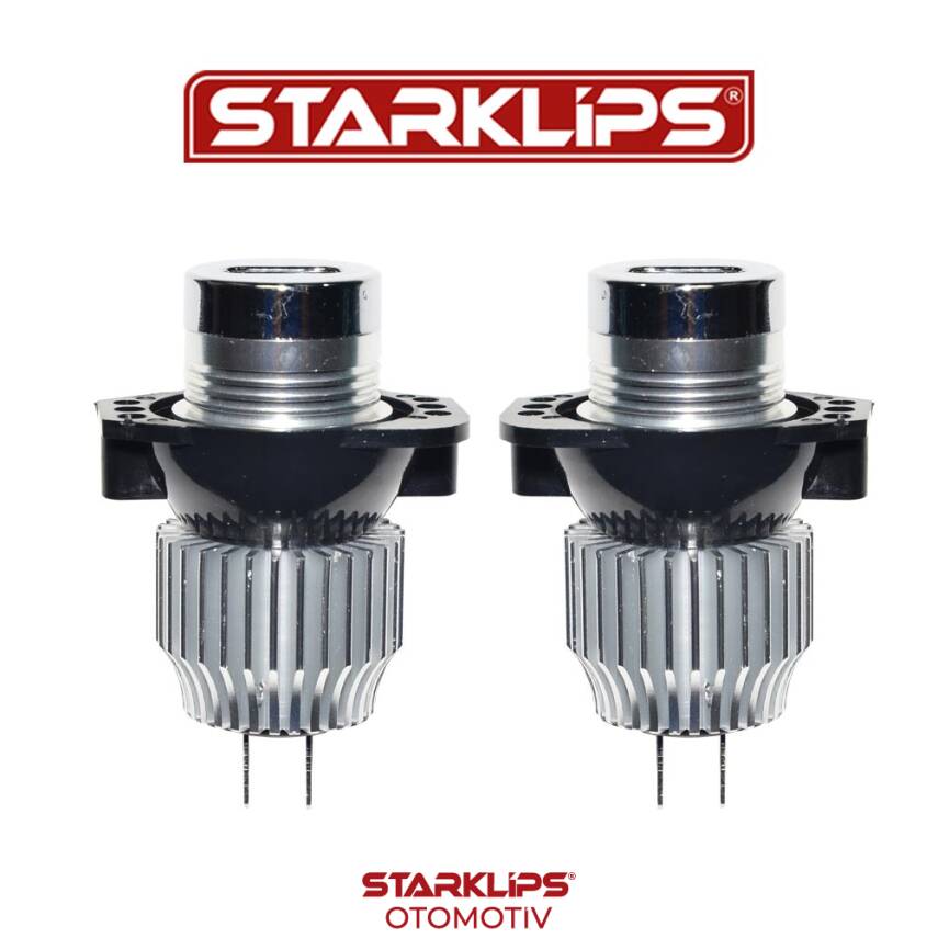 Set Ampul LED 6W Beyaz Metal BMW E90 E91 2005-2008 Angel Eye - 1