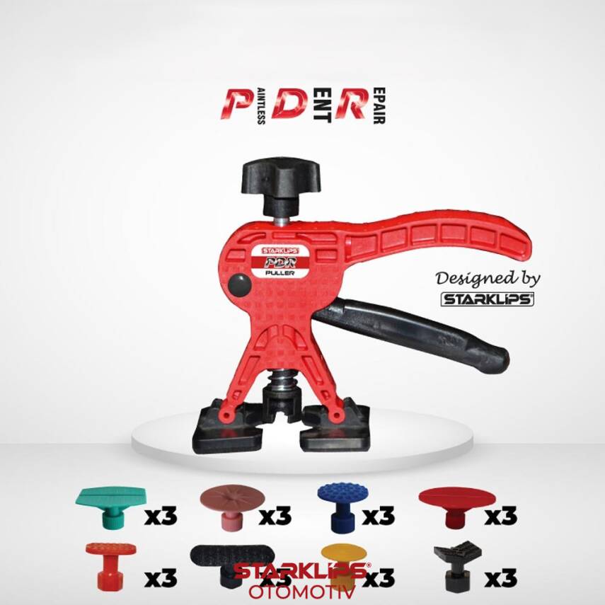 Set Boyasız Göçük Düzeltme Pensesi PDR Renkli Poşetli (Özel) 25 Parça - 1