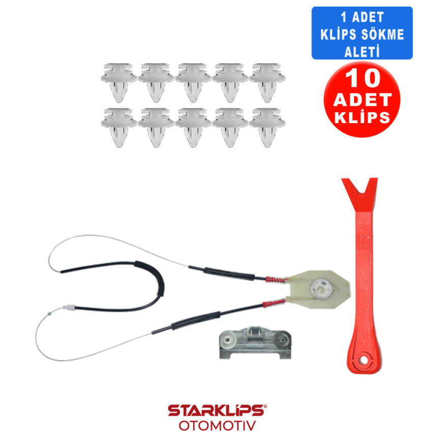 Set Cam L Arka BMW 5 serisi E39 1995-2004 (Klips+Aparat) 51338159835-36 - 1