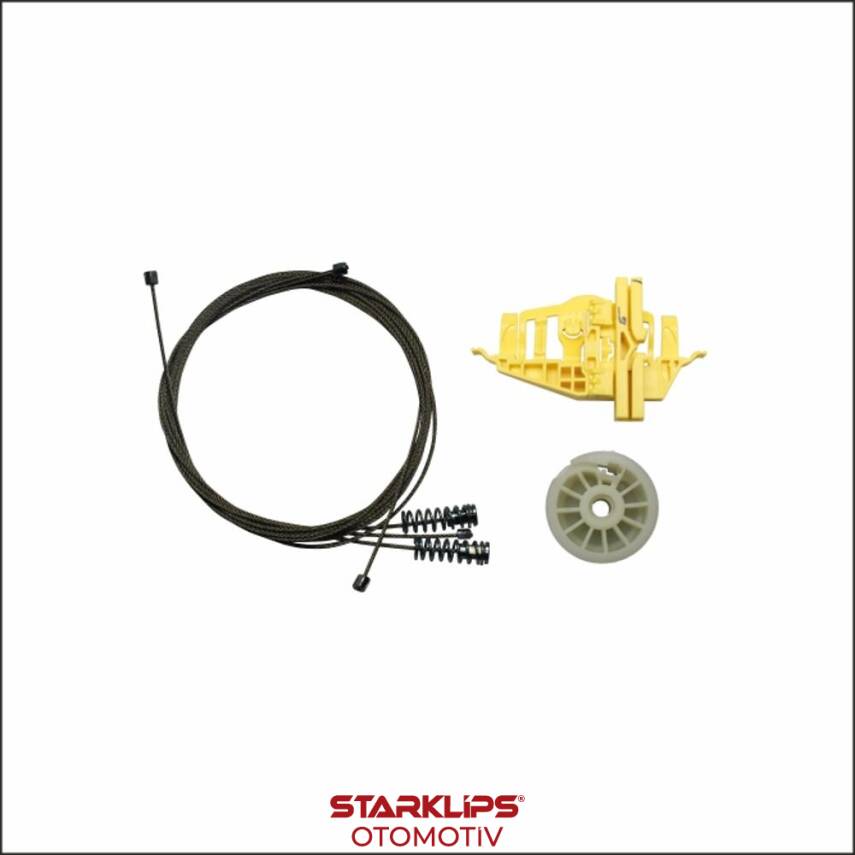 Set Cam L Arka Fiat Doblo 06-16 (Tel Makaraya Bir Tur Eksik Sarılacak) (Klips + Aparatlı) - 1