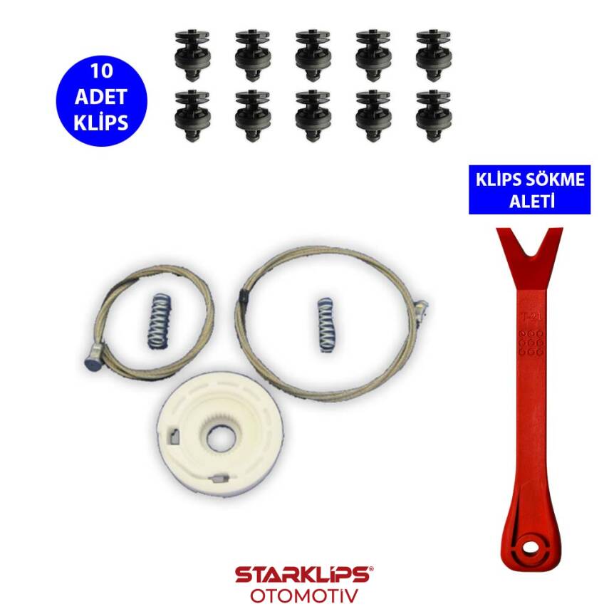 Set Cam L Arka Ford Focus 1 1998-2005 (Klips + Aparatlı) XS41A27001 - 1