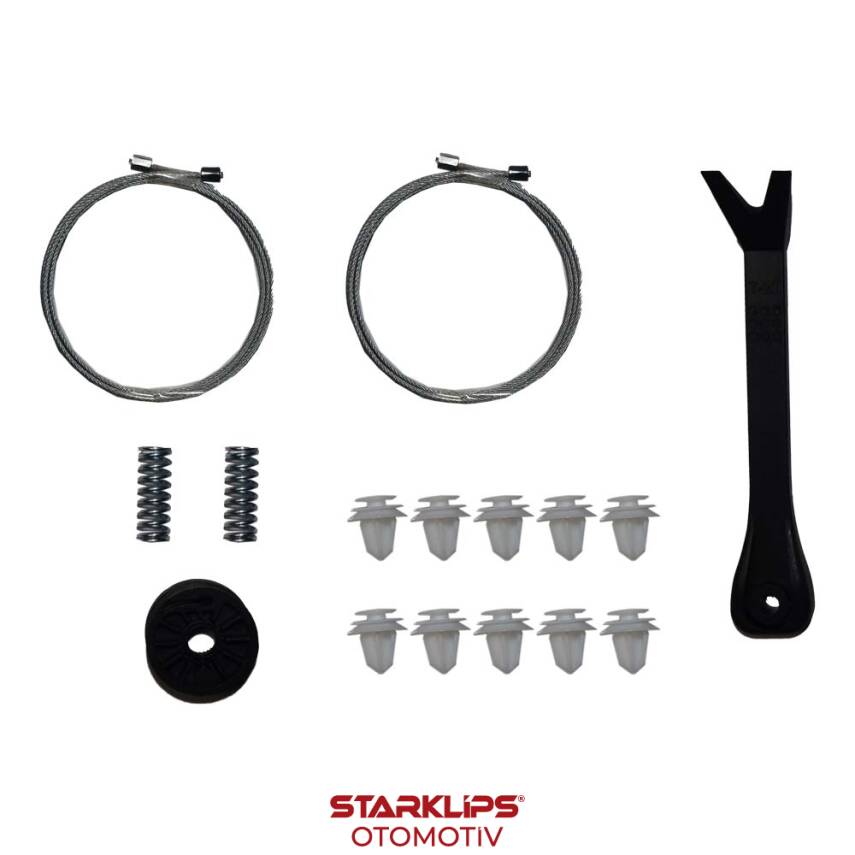 Set Cam L Arka Hyundai i30 2012-2019 83470A6030 Klips + Aparatlı - 1