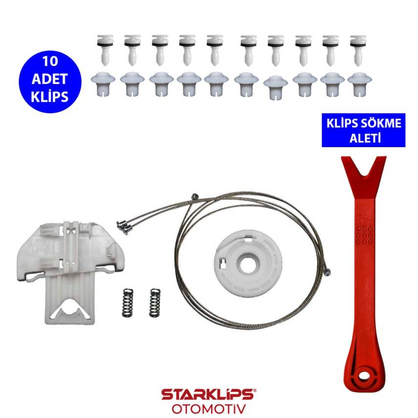 Set Cam L Arka Jaguar S Type 2000-2008 (Klips + Aparatlı) 103091XXX - 1