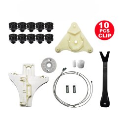 Set Cam L Arka Makara Yataklı VW Passat B6 2005-2010 3C4839755 (Klips + Aparatlı) - 