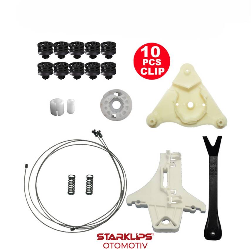 Set Cam L Arka Makara Yataklı VW Passat B7 2011-2014 (Klips+Aparatlı) 3AA839755 - 1