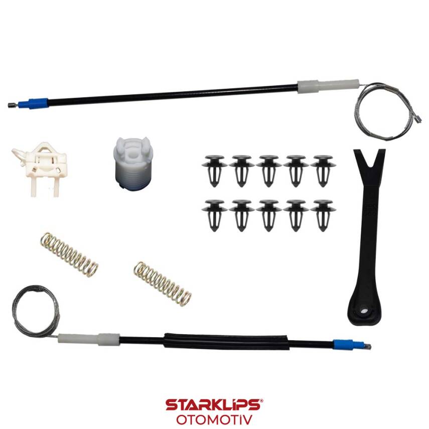 Set Cam L Arka Manuel Fiat Palio1997-2011 Albea2002-2012 Siena1997-2002 Klips+Aparatlı 46446910-11 - 1