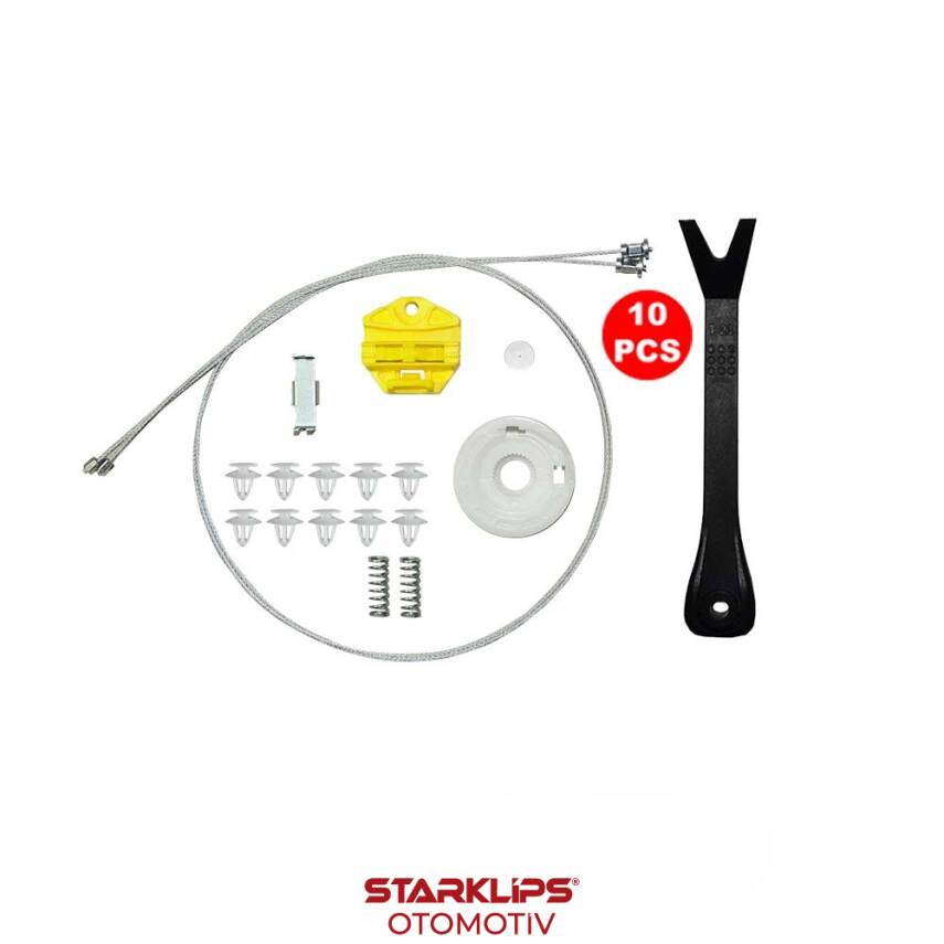 Set Cam L Arka Opel Omega 1994-2003 (Klips + Aparatlı) 90520249 - 1