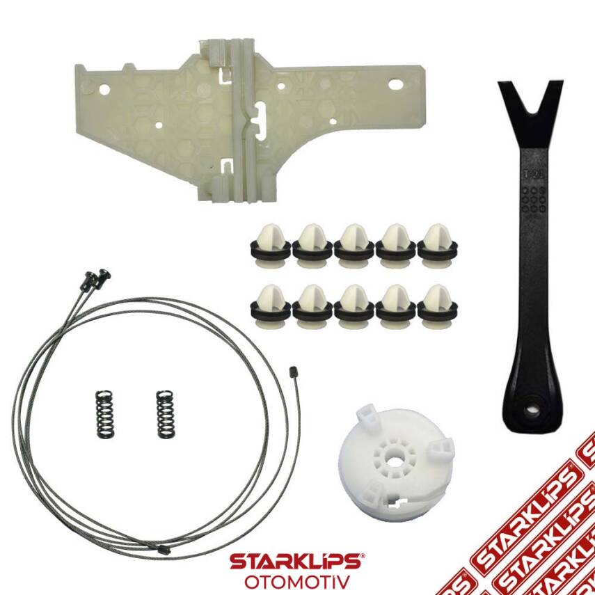 Set Cam L Arka Peugeot 207 2006-2012 (Klips + Aparatlı) 9680263180 - 1