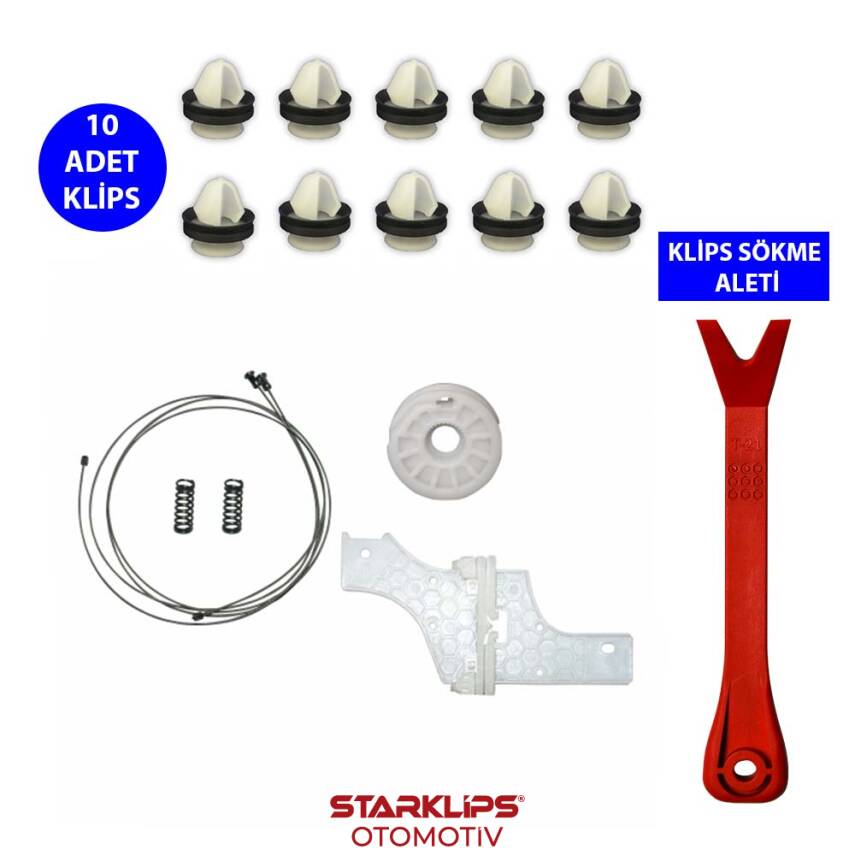 Set Cam L Arka Peugeot 508 2011-2016 (Klips + Aparatlı) 9688808480 - 1