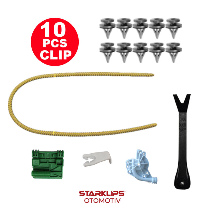 Set Cam L Arka Renault Scenic 1 96-03 Laguna 2 01-07 Espace 01-09 (Klips + Aparatlı) 8200044416 - 1