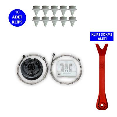 Set Cam L Arka Rover 75 1999-2005 (Klips + Aparatlı) CVH101300 - 