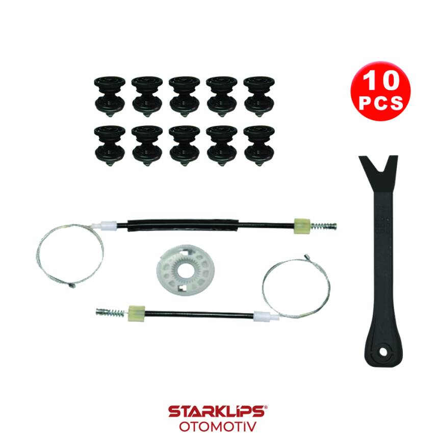 Set Cam L Arka Seat Leon 2 2006-2012 (Klips + Aparatlı) 1P0839461A - 1