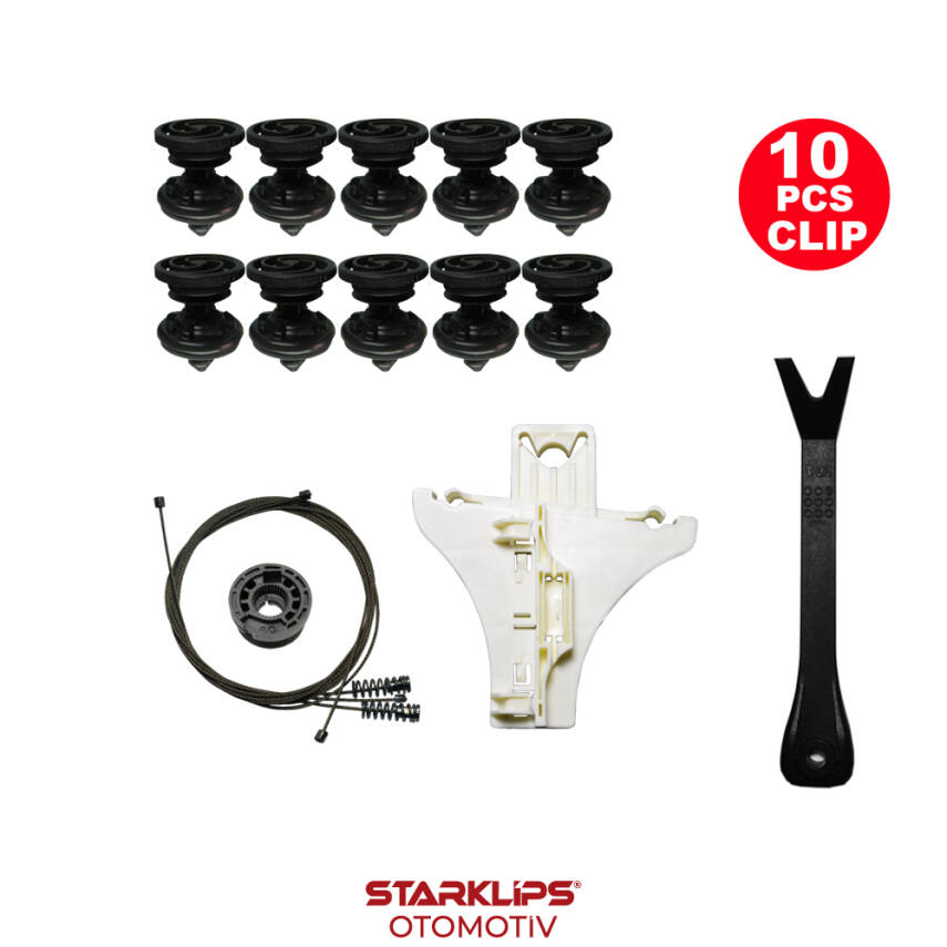 Set Cam L Arka VW Golf 6 2009-2012 (Klips + Aparatlı) 5k4839729J- 5k4839755J - 1