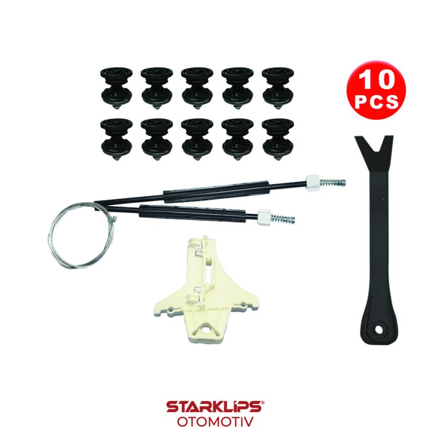 Set Cam L Arka VW Golf 7 2013-2017 (Klips + Aparatlı) 5G4839461 - 1