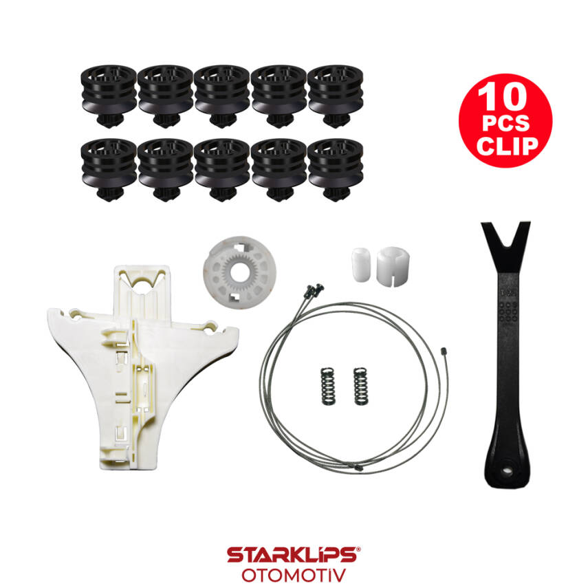 Set Cam L Arka VW Passat B6 2005-2010 (Klips + Aparatlı) 3C4839755 - 1