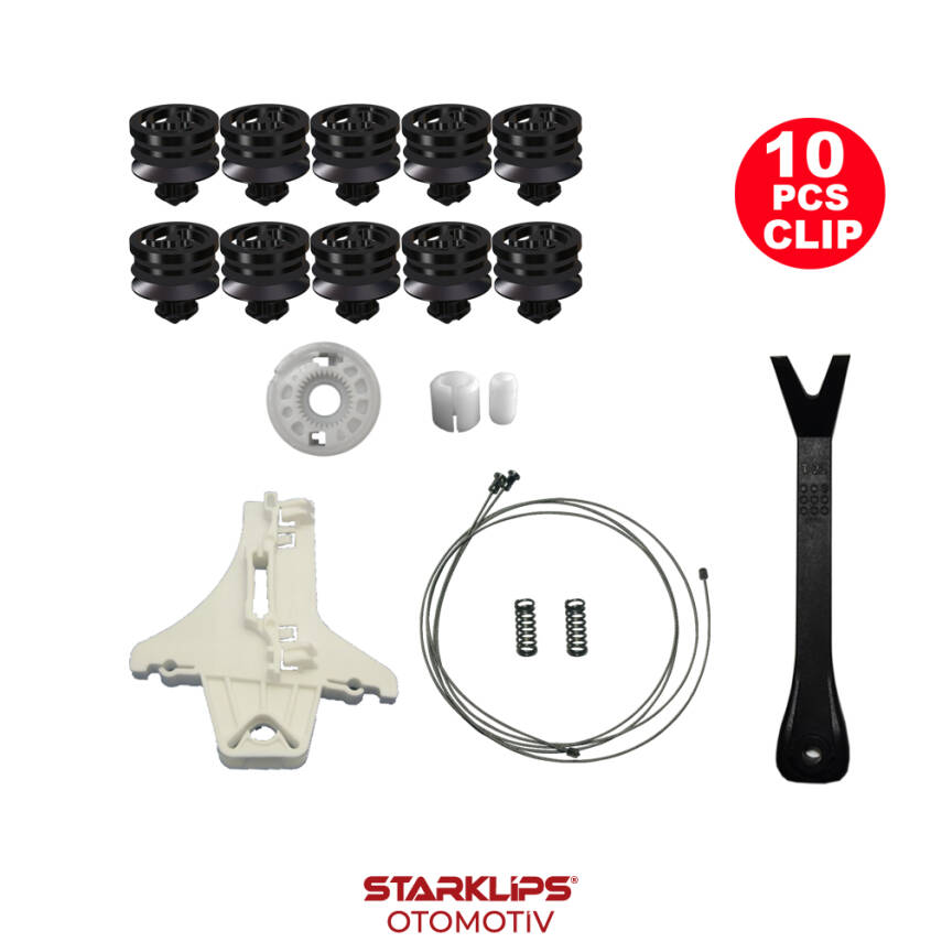 Set Cam L Arka VW Passat B7 2011-2014 (Klips + Aparatlı) 3AA839755 - 1