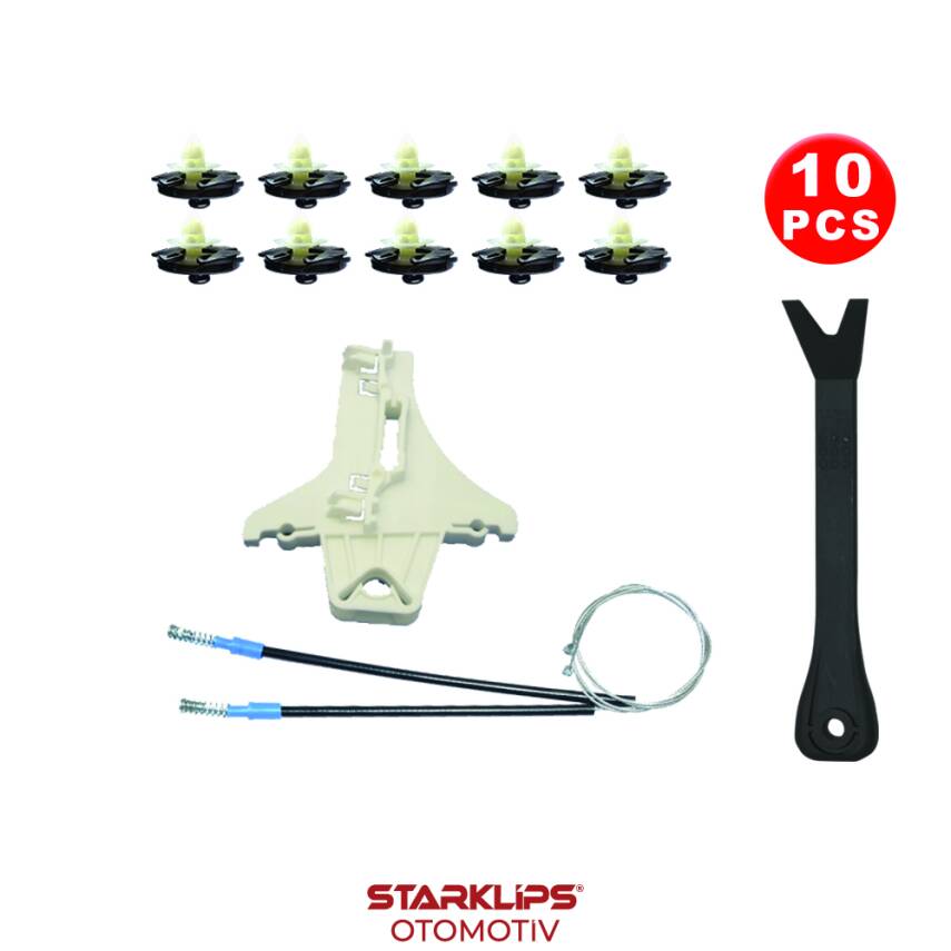 Set Cam L Arka Vw Polo 5 2009-2015 (Klips + Aparatlı) 6R4839461 - 1