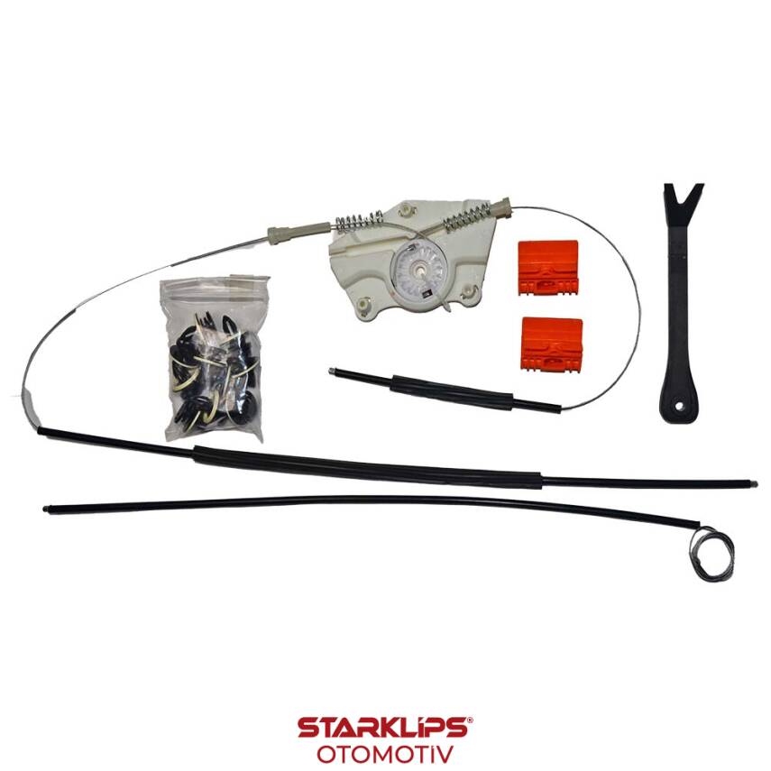 Set Cam L Ön Audi A4 B6-B7 2000-2008 Sarmalı (Klips + Aparat) 8E0837461 - 1