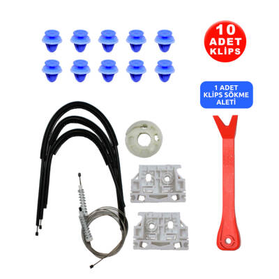 Set Cam L Ön Citroen C5 2008-2016 (Klips + Aparatlı) 9675899080-9221EQ-9221FY - Starklips