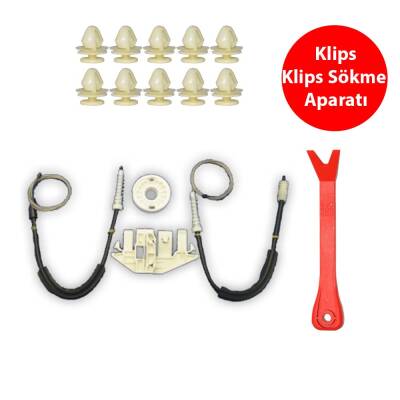 Set Cam L Ön Peugeot 406 1995-2004 (Klips + Aparatlı) 9633879080 - Starklips