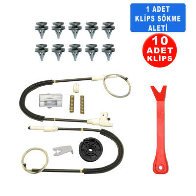 Set Cam L Ön Renault Megane 1 1996-2003 (Klips + Aparatlı) 7700834347 - Starklips