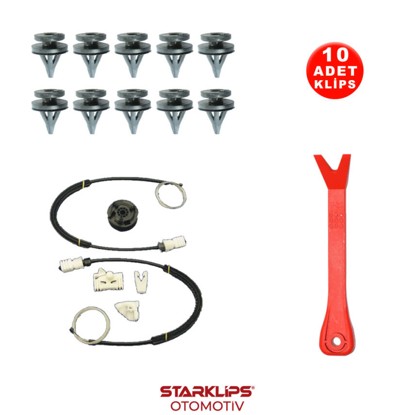 Set Cam L Ön Renault Scenic 1 1996-2003 (Klips + Aparatlı) 7700838592 - 1