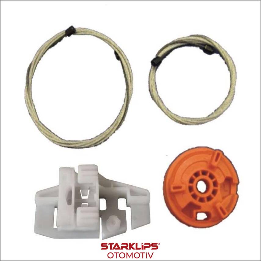 Set Cam L Ön Renault Scenic 2 2003-2009 (Klips + Aparatlı) 8200646839 - 1