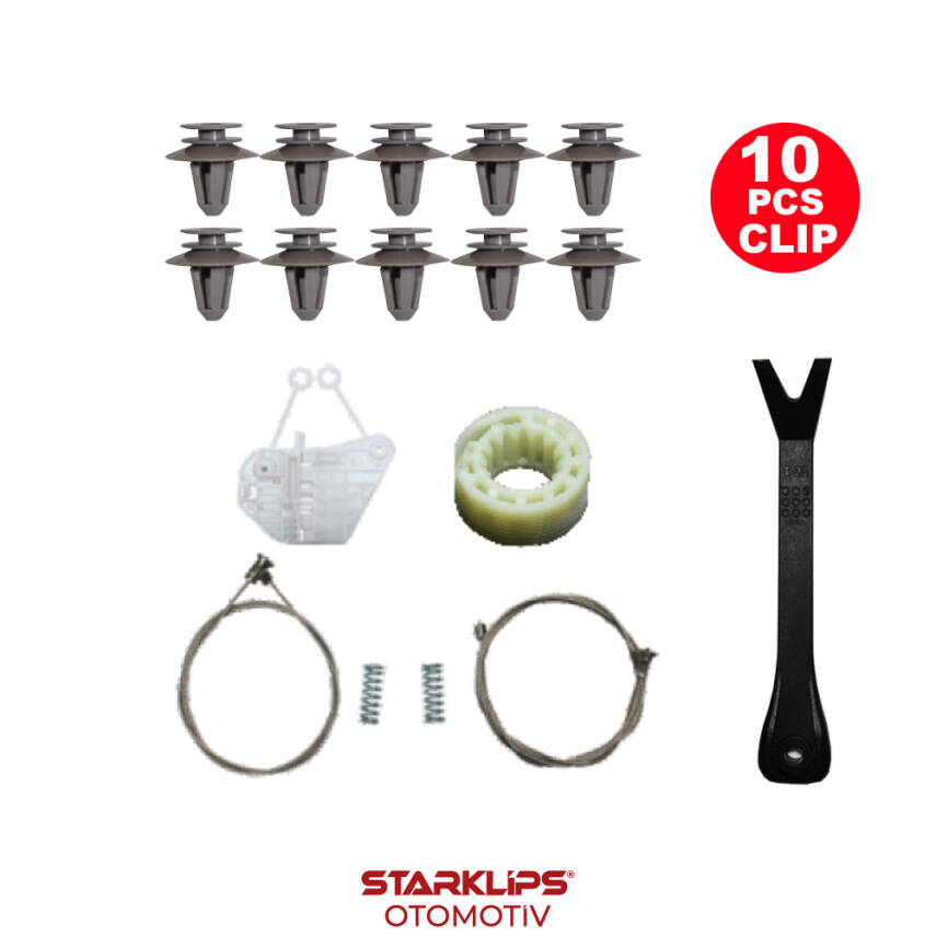 Set Cam L Ön Smart Fortwo 450 Coupe Cabriolet 1998-2007 (Klips + Aparatlı) C0002691V001-0002691V001 - 1