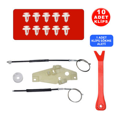 Set Cam L Ön Toyota Corolla 1993-1998 4D (Klips + Aparatlı) - 