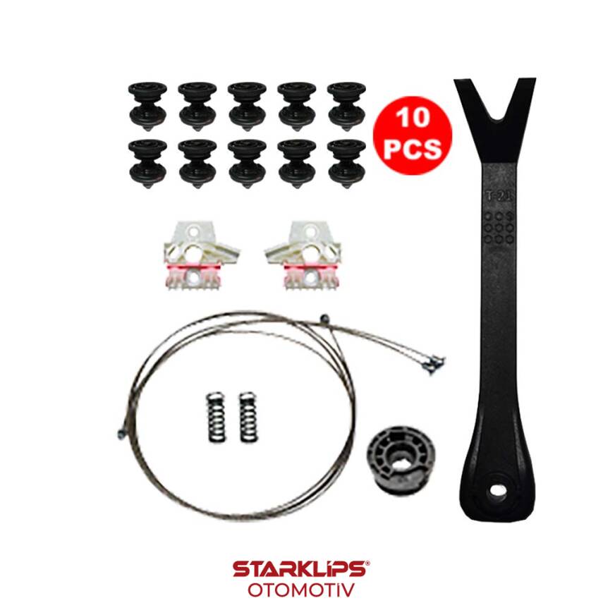 Set Cam L Ön VW Golf 6 2009-2012 (Klips + Aparatlı) 5K083461 - 1
