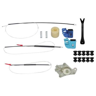 Set Cam L Ön VW T5 2003-2014 Büyük Ayaklı (Klips + Aparatlı) 7H0837753B - 