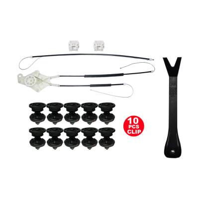 Set Cam L Ön VW T5 2003-2014 Sarmalı (Klips + Aparatlı) 7H0837753B - 