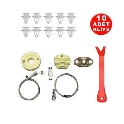 Set cam L-R Arka Opel Astra G 1998-2003 (Klips + Aparatlı) 90521878-90521877 - Starklips