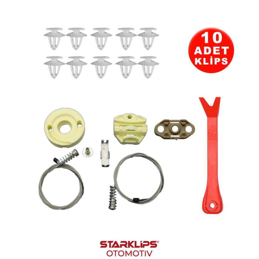 Set cam L-R Arka Opel Astra G 1998-2003 (Klips + Aparatlı) 90521878-90521877 - 1