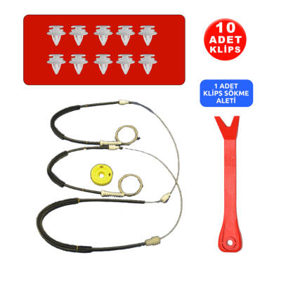 Set Cam L-R Ön BMW 5 serisi E39 1995-2004 (Klips+Aparat) 51338236859-60 - Starklips