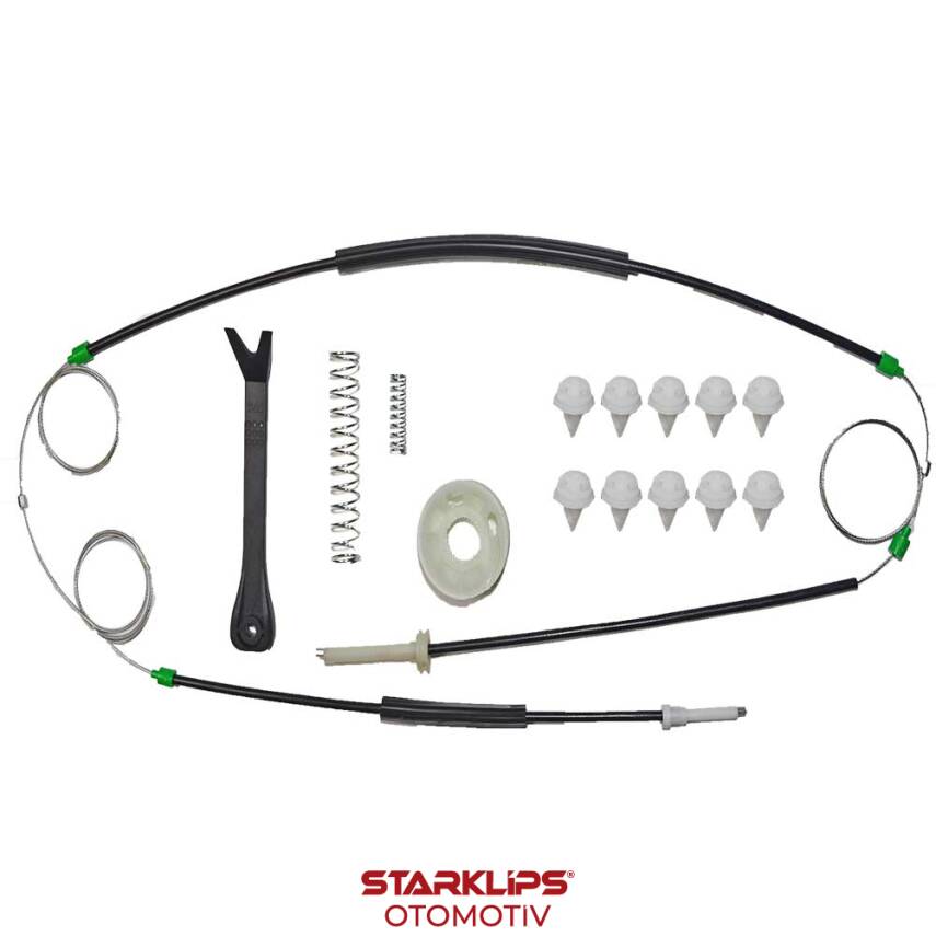 Set Cam L-R Ön Bmw 5 Serisi E39 1995-2004 Klips+Aparat 51338252393-94 - 1