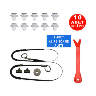 Set Cam L-R Ön Ford Mondeo MK3 2000-2007 (Klips + Aparatlı) 1S71F2300 -201 - 