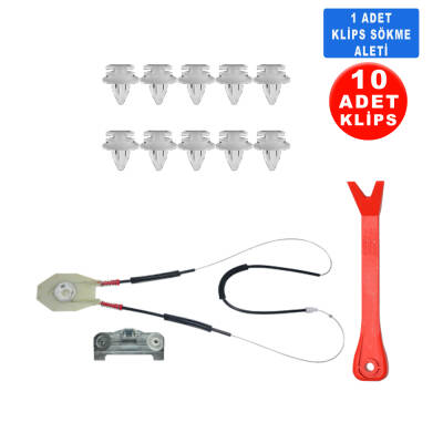 Set Cam R Arka BMW 5 serisi E39 1995-2004 (Klips+Aparat) 51338159835-36 - 