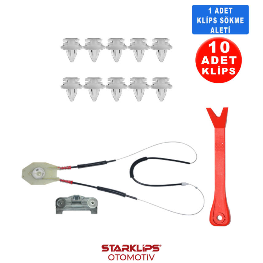 Set Cam R Arka BMW 5 serisi E39 1995-2004 (Klips+Aparat) 51338159835-36 - 1