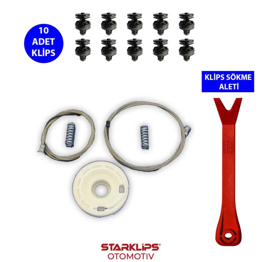 Set Cam R Arka Ford Focus 1 1998-2005 (Klips + Aparatlı) XS41A27000 - 1