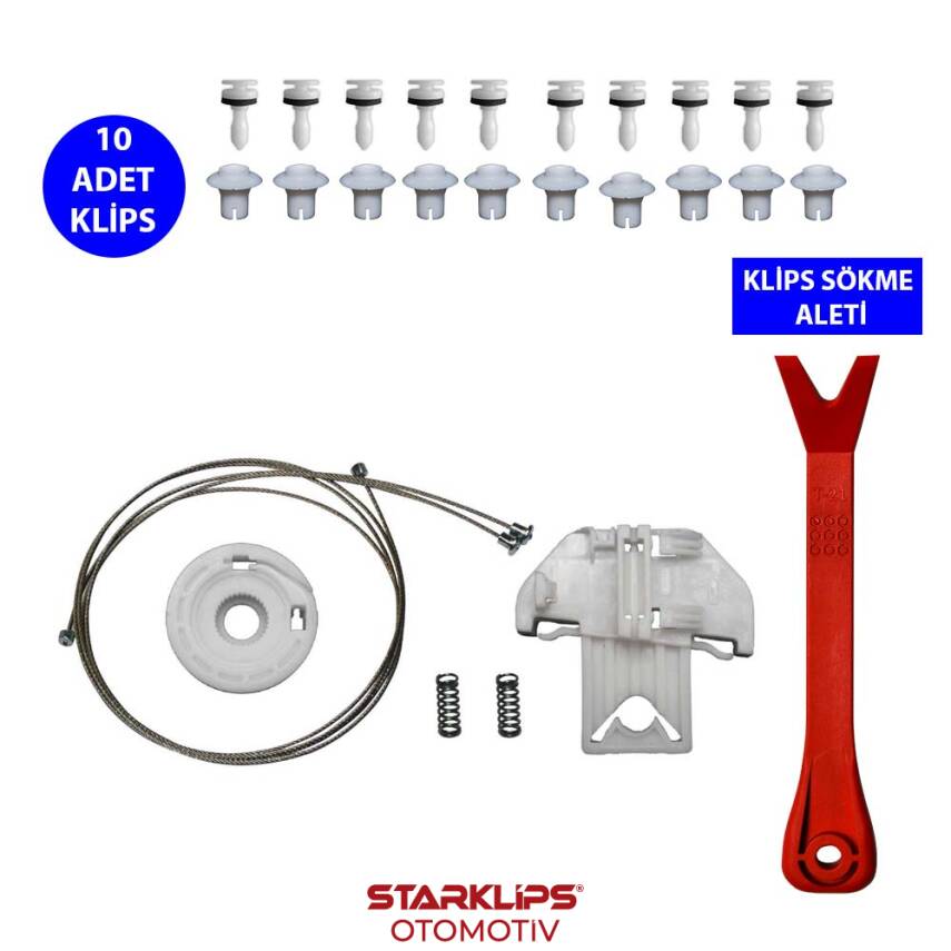 Set Cam R Arka Jaguar S Type 2000-2008 (Klips + Aparatlı) 103090XXX - 1