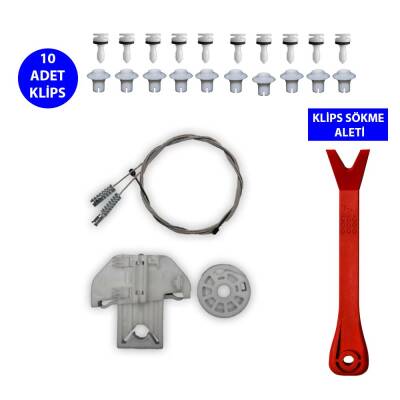 Set Cam R Arka Jaguar X Type 2000-2008 (Klips + Aparatlı) 962746XXX - 