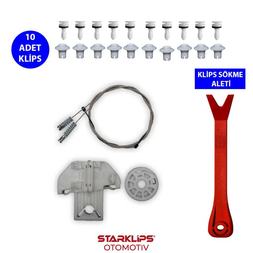 Set Cam R Arka Jaguar X Type 2000-2008 (Klips + Aparatlı) 962746XXX - 1