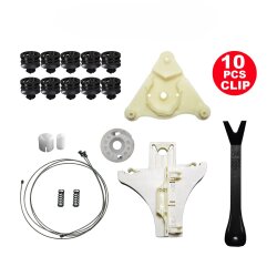 Set Cam R Arka Makara Yataklı VW Passat B6 2005-2010 3C4839756 (Klips + Aparatlı) - 